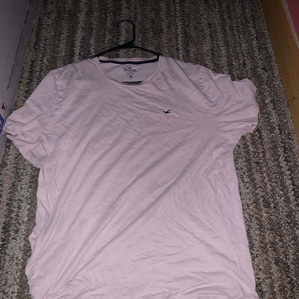 Pink Hollister shirt XL